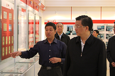 福建省委常委、省紀(jì)委書記倪岳峰調(diào)研虹潤(rùn)公司